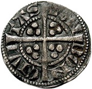 1 Penny - Edward I Sterling type; class 3f, United Kingdom, 1280-1281 reverse image