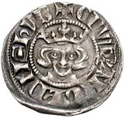 1 Penny - Edward I Sterling type; class 4b obverse image