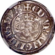 1 Penny - Edward I Sterling type; class 4c obverse image