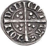 1 Penny - Edward I Sterling type; class 4e, United Kingdom, 1282-1289 reverse image