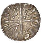 1 Penny - Edward I Sterling type; class 5a, United Kingdom, 1289-1291 reverse image