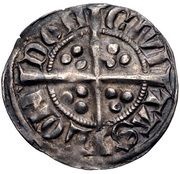 1 Penny - Edward I Sterling type; class 5b, United Kingdom, 1289-1291 reverse image