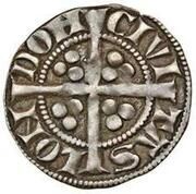 1 Penny - Edward I Sterling type; class 6b, United Kingdom, 1292-1296 reverse image