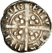 1 Penny - Edward I Sterling type; class 7b, United Kingdom, 1292-1296 reverse image