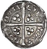 1 Penny - Edward I Sterling type; class 8a, United Kingdom, 1294-1299 reverse image