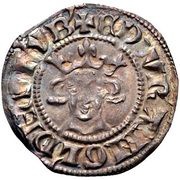 1 Penny - Edward I Sterling type; class 8c obverse image