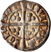 1 Penny - Edward I Sterling type; class 9b, United Kingdom, 1299-1301 reverse image
