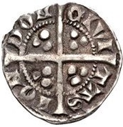 1 Penny - Edward I Sterling type; class 10cf1, United Kingdom, 1305-1306 reverse image