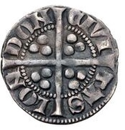 1 Penny - Edward I Sterling type; class 10cf5, United Kingdom, 1309-1310 reverse image