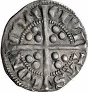 1 Penny - Edward II class 11a, United Kingdom, 1310-1314 reverse image