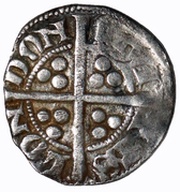 1 Penny - Edward II class 11b, United Kingdom, 1310-1314 reverse image