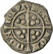 1 Penny - Edward II class 12a, United Kingdom, 1314-1317 reverse image