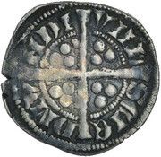 1 Penny - Edward II class 12c, United Kingdom, 1314-1317 reverse image