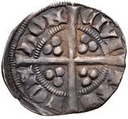 1 Penny - Edward II class 13, United Kingdom, 1315-1317 reverse image