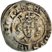1 Penny - Edward III 4th coinage, Pre-treaty period; Durham mint, Series C obverse image