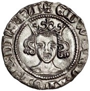 1 Penny - Edward III 4th coinage; Treaty period obverse image