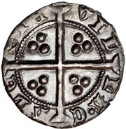 1 Penny - Edward III 4th coinage; Treaty period, United Kingdom, 1361-1369 reverse image