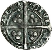 1 Penny - Richard II London mint; Type I, United Kingdom, 1377-1399 reverse image