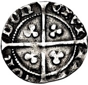 1 Penny - Richard II Tower mint; Type III, United Kingdom, 1390-1399 reverse image