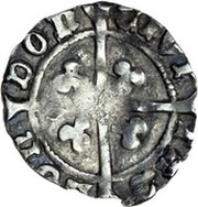 1 Penny - Henry IV Heavy coinage; London mint, United Kingdom, 1399-1412 reverse image
