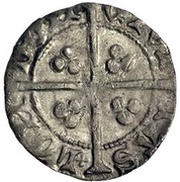 1 Penny - Henry IV Light coinage; London mint, United Kingdom, 1412-1413 reverse image