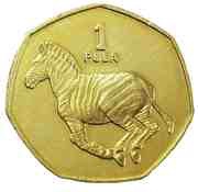 1 Pula, Botswana, 1991-2007 reverse image