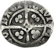 1 Penny - Henry IV Light coinage; York mint, United Kingdom, 1412-1413 reverse image