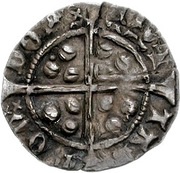 1 Penny - Henry VI 1st reign; Cross-pellet issue, United Kingdom, 1454-1461 reverse image