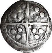 1 Penny - Edward IV 2nd reign; York mint, United Kingdom, 1480-1483 reverse image