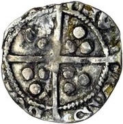 1 Penny - Henry VII Old type; London mint, United Kingdom, 1485-1487 reverse image
