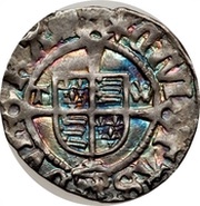 1 Penny - Henry VIII 2nd coinage; Durham mint, United Kingdom, 1526-1544 reverse image