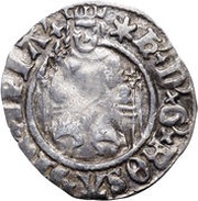 1 Penny - Henry VIII 2nd coinage; Durham mint obverse image