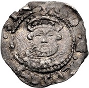 1 Penny - Henry VIII 3rd coinage; Tower mint obverse image
