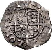 1 Penny - Henry VIII 3rd coinage; Tower mint, United Kingdom, 1544-1547 reverse image