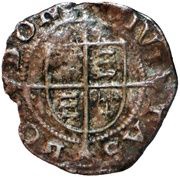 1 Penny - Philip and Mary Base issue, United Kingdom, 1554-1558 reverse image