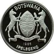 2 Pula Slaty Egret obverse image