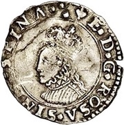 1 Penny - Elizabeth I 1st issue obverse image