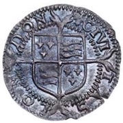 1 Penny - Elizabeth I 2nd issue, United Kingdom, 1560-1561 reverse image