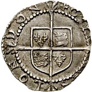 1 Penny - Elizabeth I 5th issue, United Kingdom, 1578-1582 reverse image