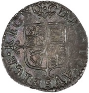 1 Penny - Charles II 1st hammered issue, United Kingdom, 1660-1662 reverse image
