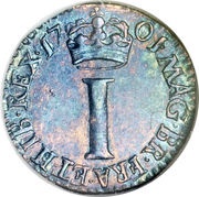 1 Penny - William III incl. Maundy, United Kingdom, 1698-1701 reverse image