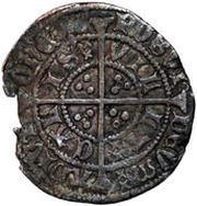 ½ Groat - Henry VI Annulet issue; Calais mint, United Kingdom, 1422-1430 reverse image