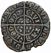 ½ Groat - Henry VI Pinecone-mascle issue; London mint, United Kingdom, 1431-1433 reverse image
