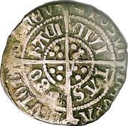 ½ Groat - Henry VII Facing bust; York mint, United Kingdom, 1502-1509 reverse image
