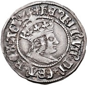 ½ Groat - Henry VII Profile bust; London mint obverse image