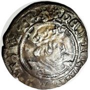 ½ Groat - Henry VIII 2nd coinage; Canterbury mint obverse image