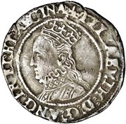 ½ Groat - Elizabeth I 3rd and 4th issues obverse image