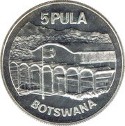 5 Pula Independence reverse image