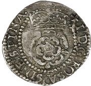 ½ Groat - James I 2nd coinage; smaller crown obverse image