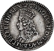 2 Pence - Charles II 1st hammered issue obverse image